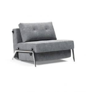 Cubed Sofa Bed 90 Aluminium Legs
